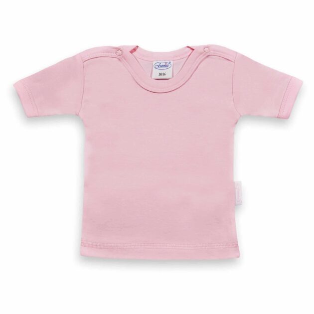 T-shirt met naam roze