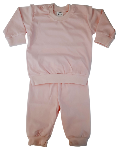 Pyjama met naam roze