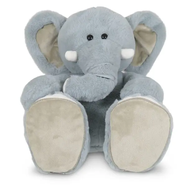 Hallo Baby Olifant knuffel grijs 45 cm met naam