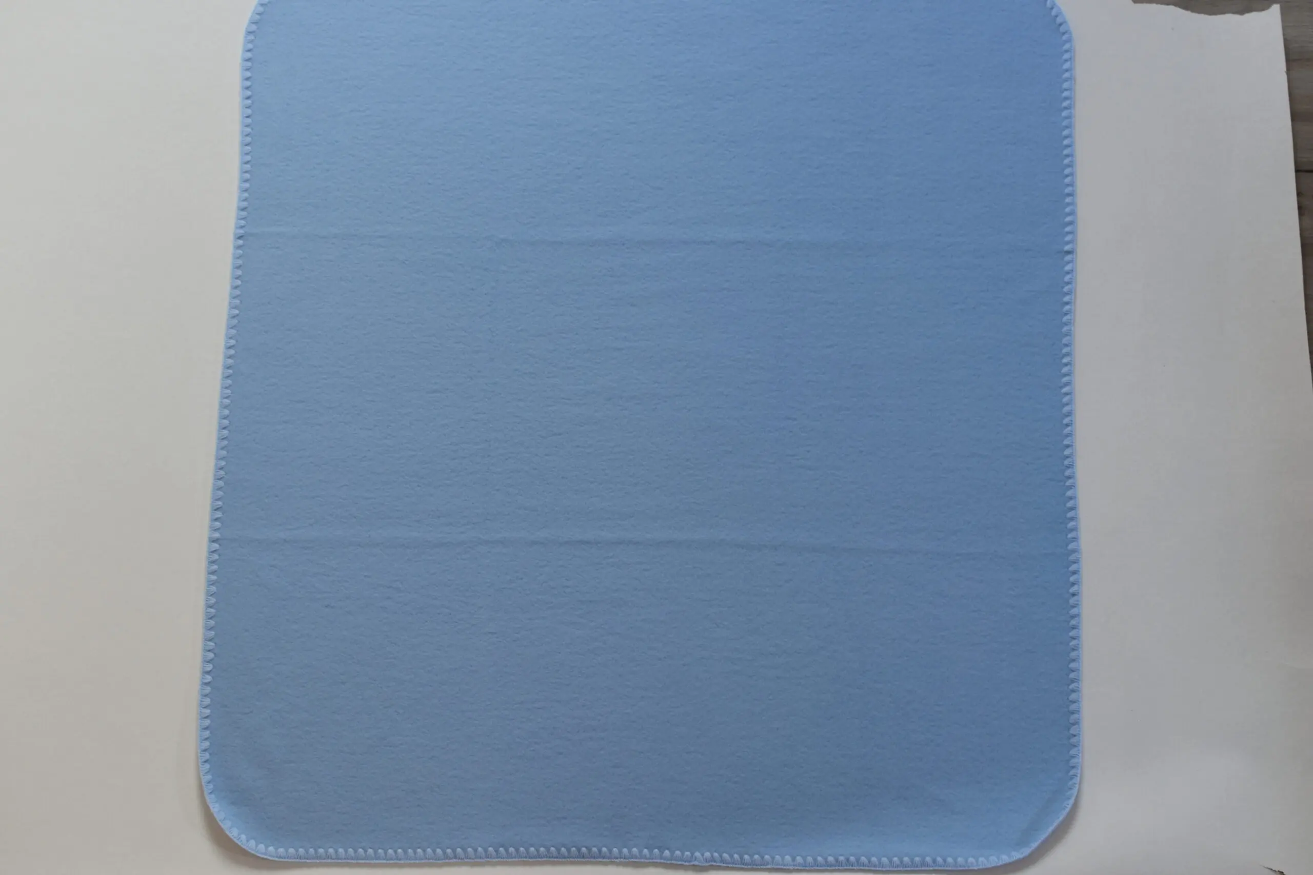 Deken blauw 80x90 cm met naam - Afbeelding 2