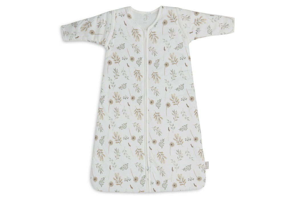 Jollein slaapzak Wild Flowers met afritsbare mouwen, 70 cm