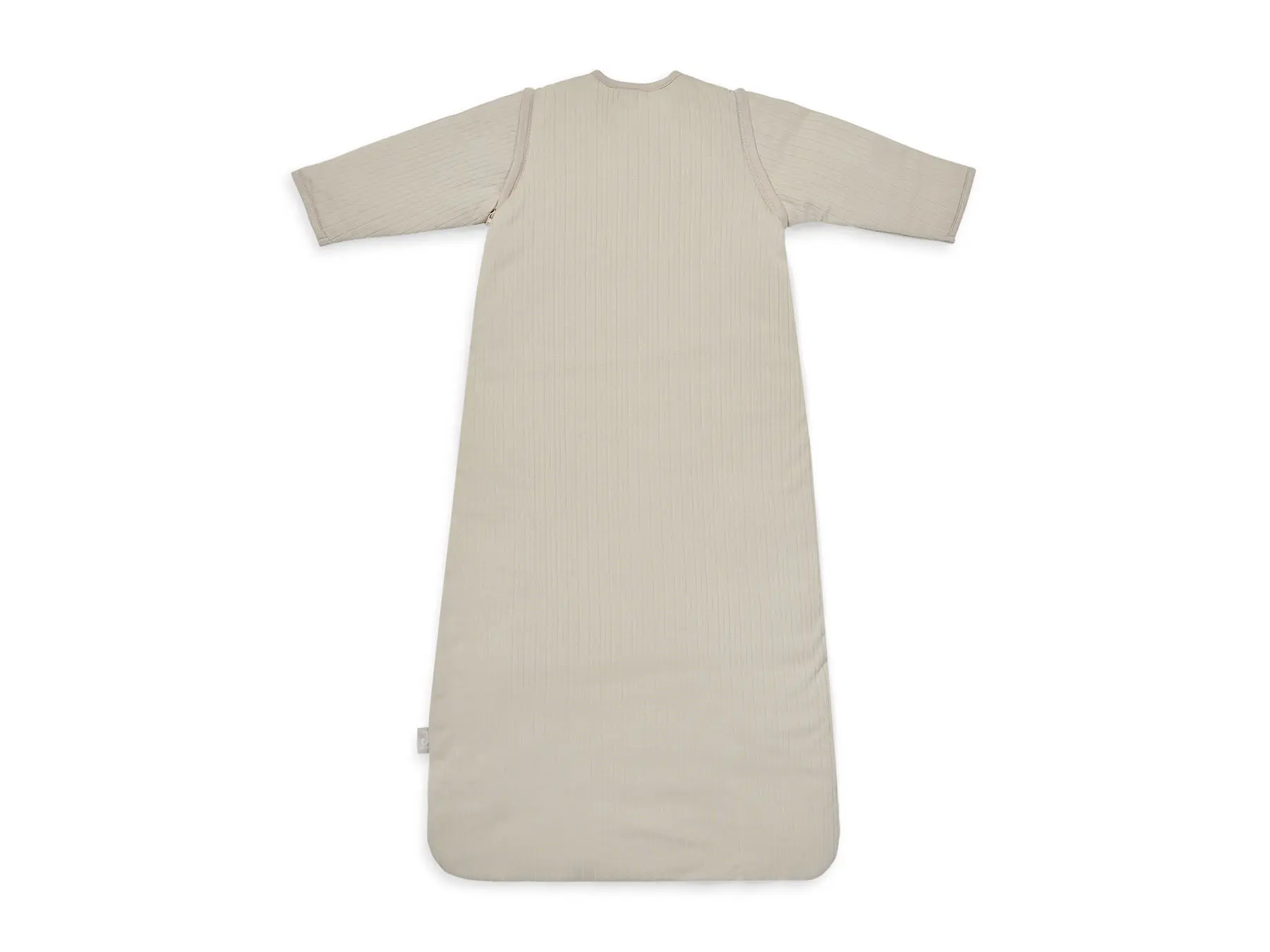 Jollein slaapzak 70cm Basic Stripe Nougat met Afritsbare Mouw met naam - Afbeelding 5