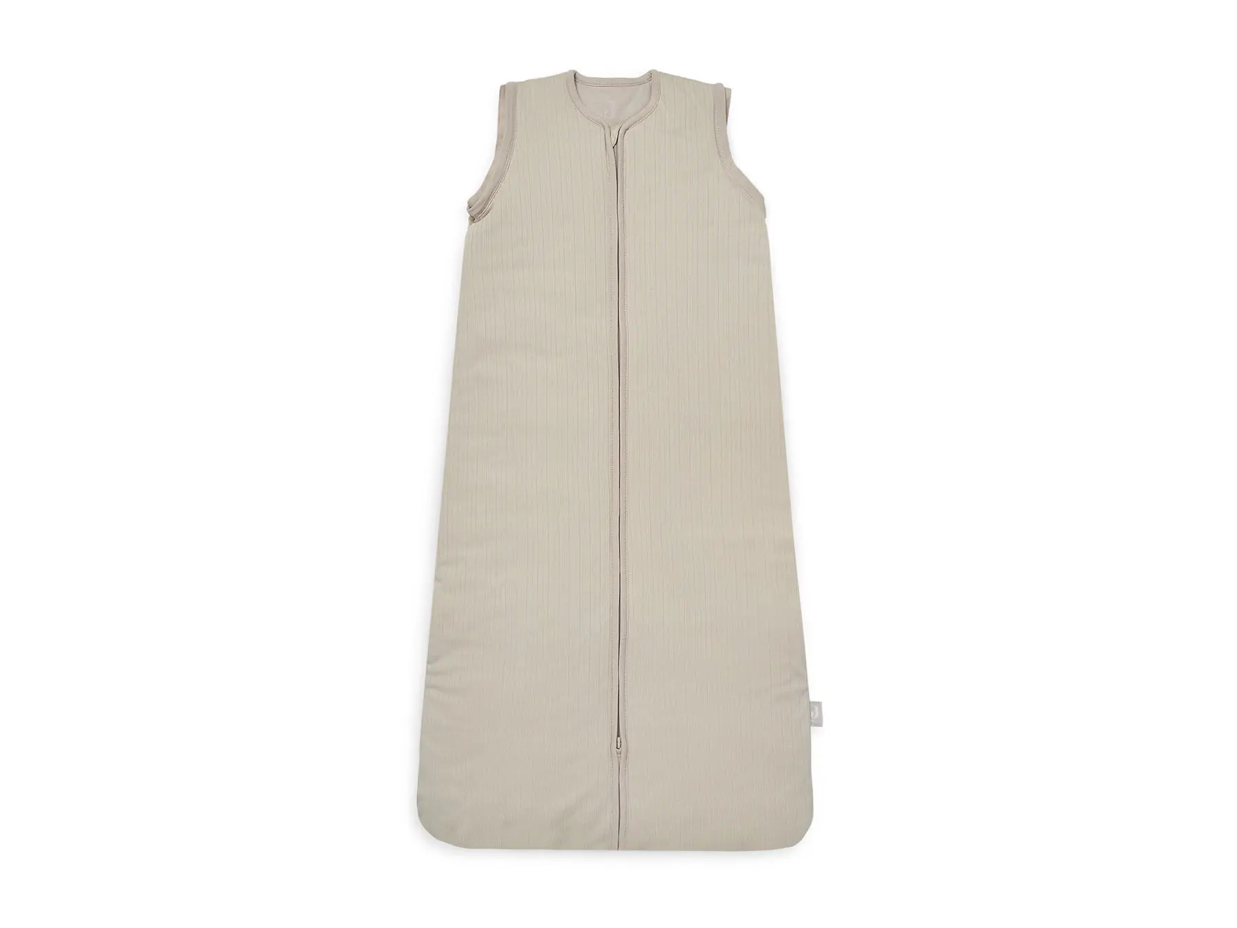 Jollein slaapzak 70cm Basic Stripe Nougat met Afritsbare Mouw met naam - Afbeelding 3