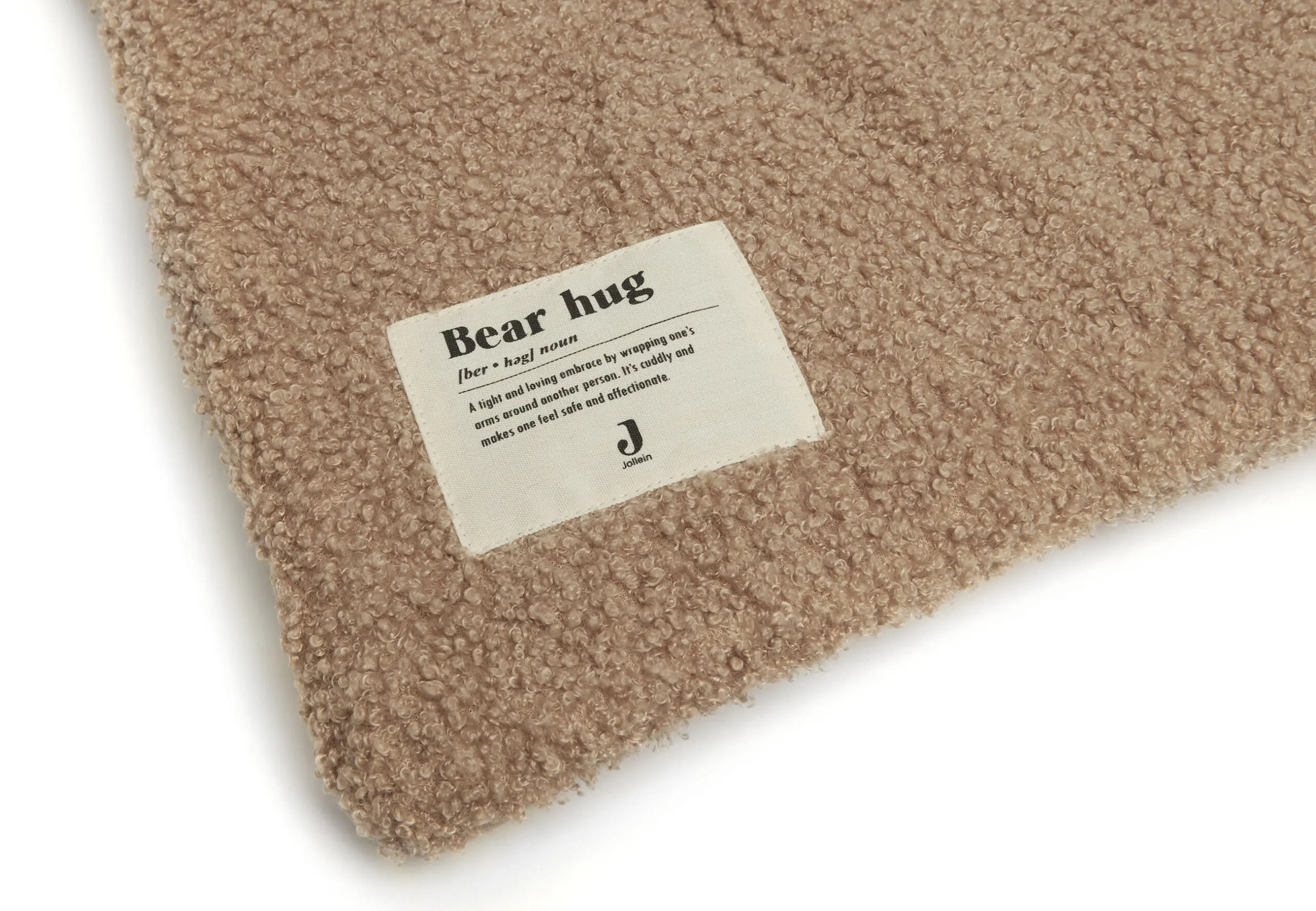 Hallo Baby Jollein boxkleed 75x95cm Boucle Biscuit met naam 5 Jollein boxkleed 75x95cm Boucle Biscuit met naam - Afbeelding 5