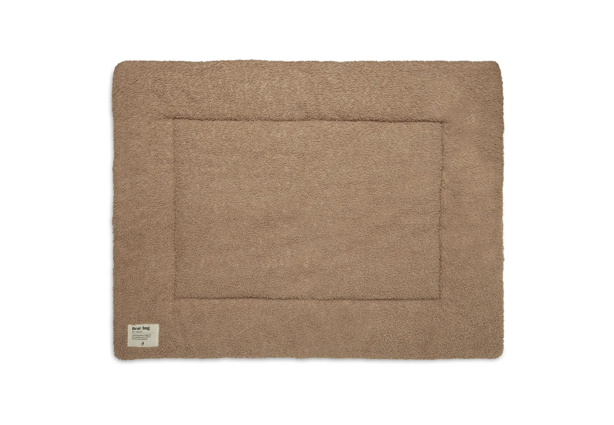 Hallo Baby Jollein boxkleed 75x95cm Boucle Biscuit met naam 2 Jollein boxkleed boucle biscuit met naam