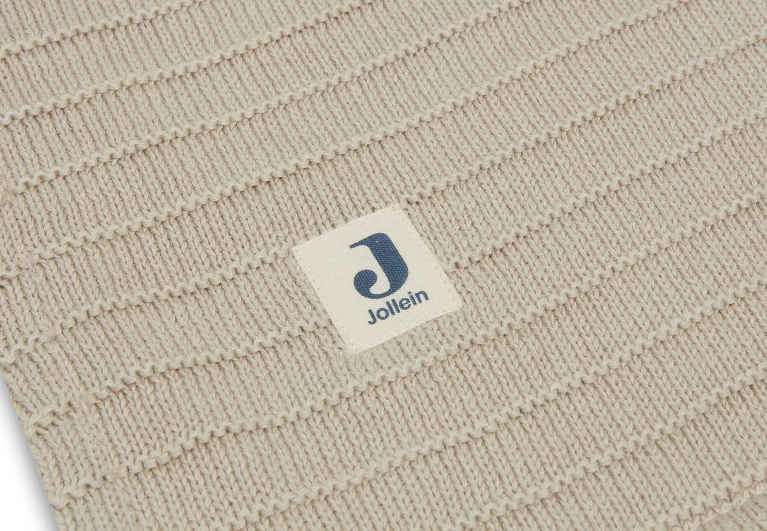 Hallo Baby Jollein deken Ledikant 100x150cm Velvet Pure Knit Nougat GOTS met naam 5 Jollein deken Ledikant 100x150cm Velvet Pure Knit Nougat GOTS met naam - Afbeelding 5