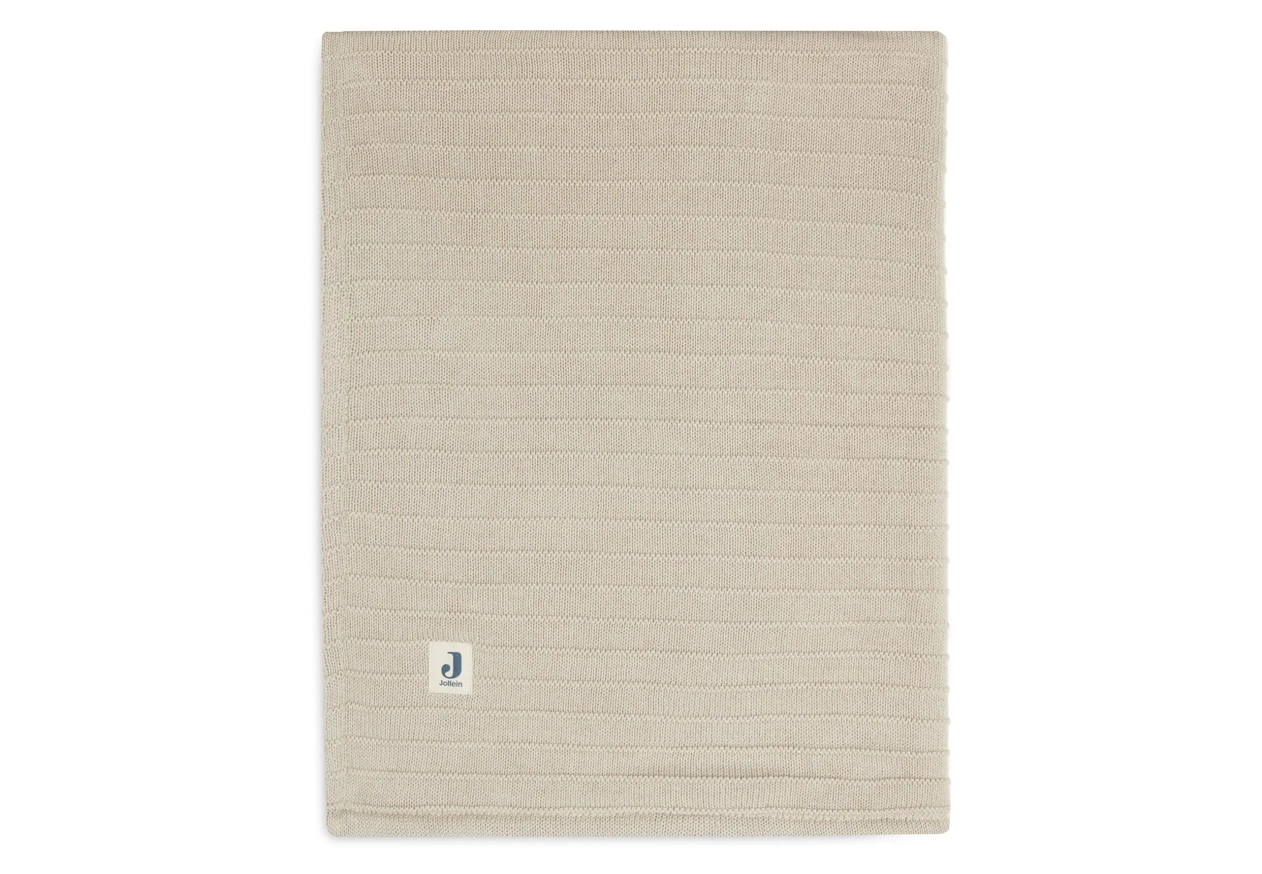 Hallo Baby Jollein deken Ledikant 100x150cm Velvet Pure Knit Nougat GOTS met naam 1 Jollein deken Ledikant 100x150cm Velvet Pure Knit Nougat GOTS met naam