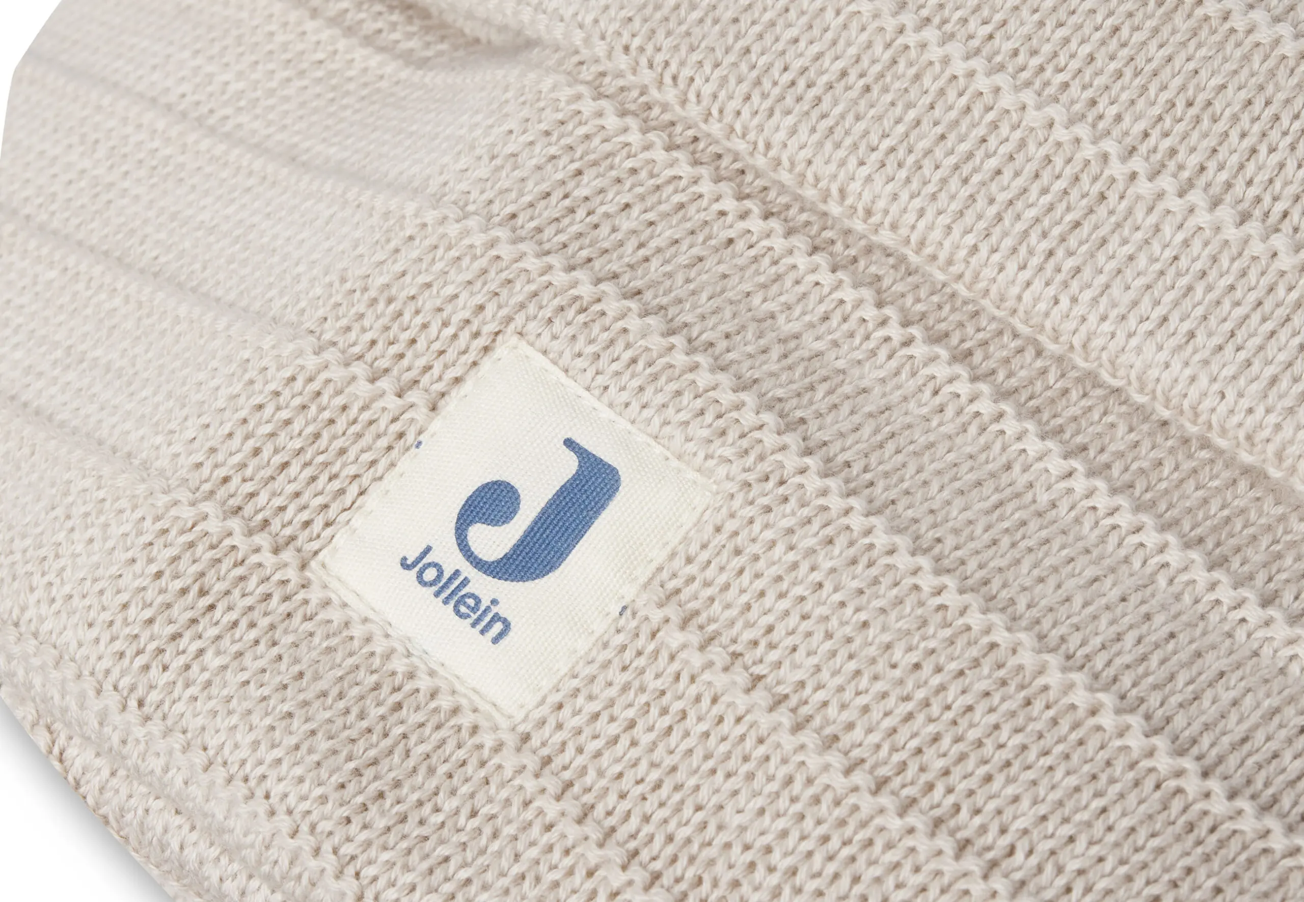 Jollein commodemandje Pure Knit Nougat met naam - Afbeelding 3