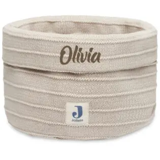 Jollein commodemandje nougat met naam