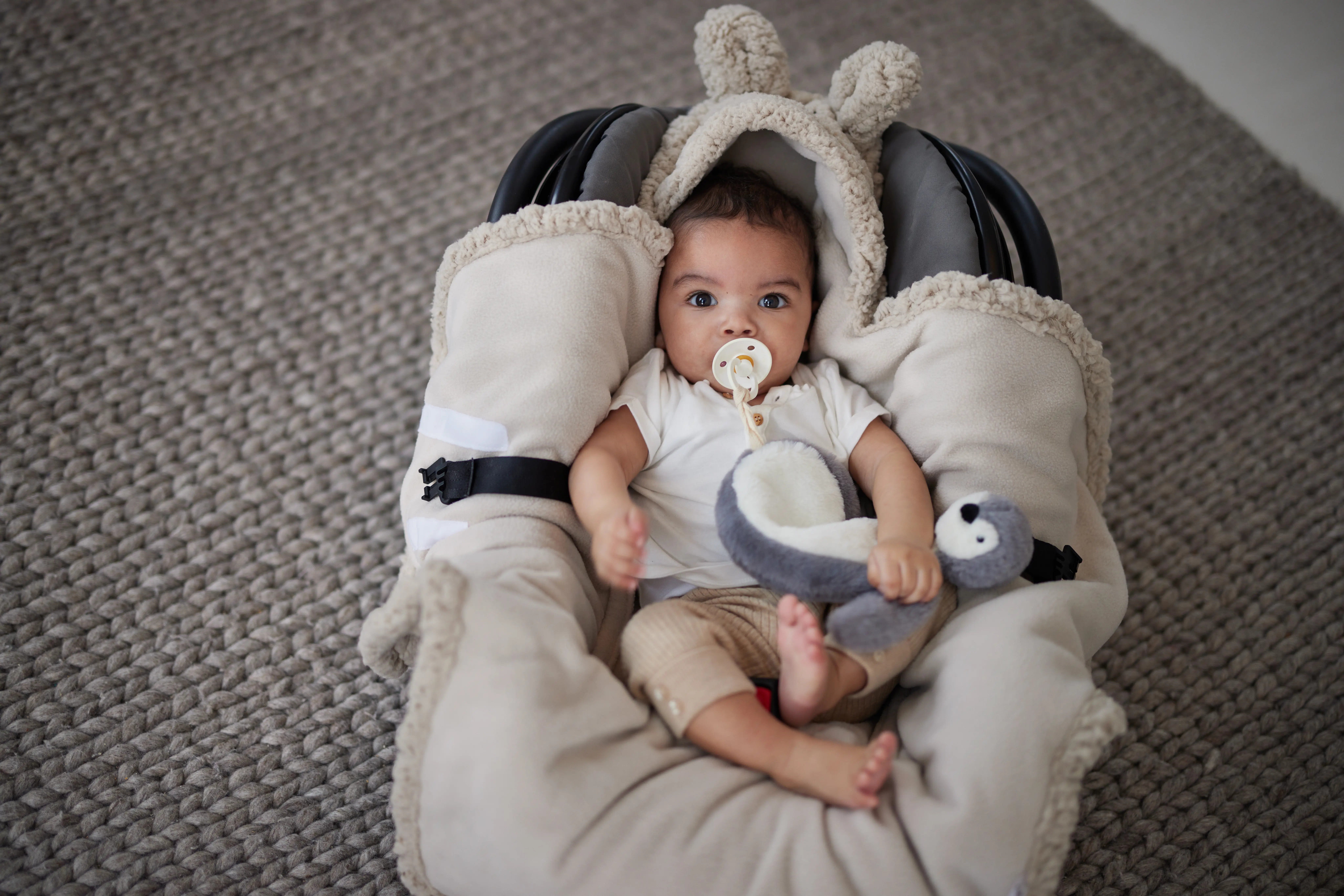 Hallo Baby Jollein speendoekje pinguïn storm grey met naam 4 Jollein speendoekje pinguïn storm grey met naam - Afbeelding 4