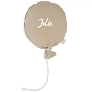 Jollein ballon met naam party collection biscuit