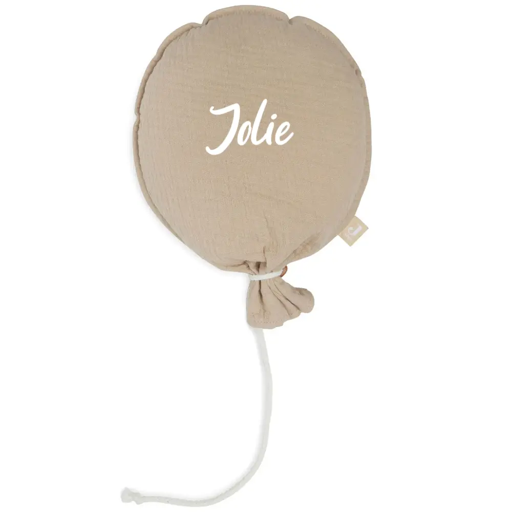 Jollein ballon met naam party collection biscuit
