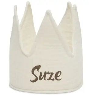 Jollein verjaardagskroon met naam party collection Ivory