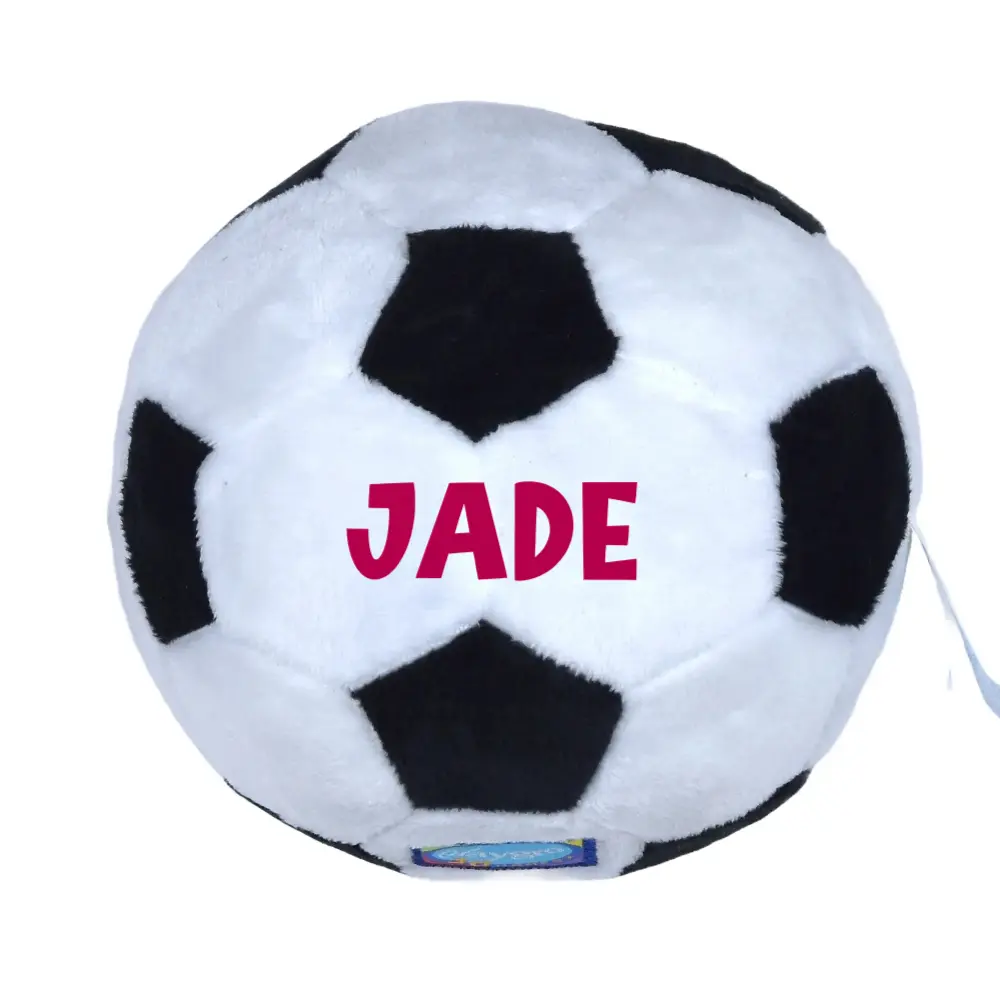 Playgro zachte voetbal met naam gepersonaliseerd - sfeerfoto
