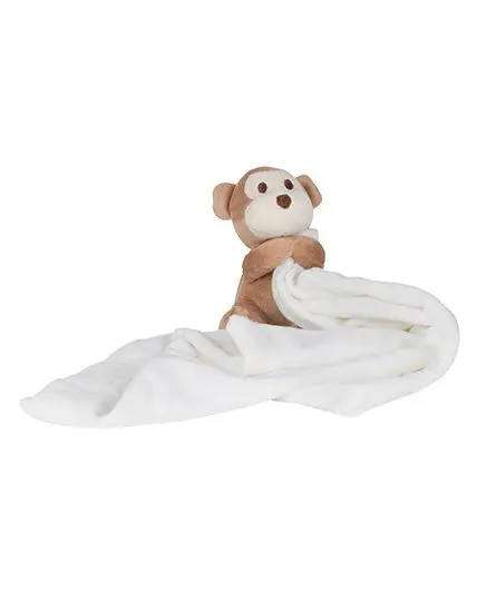 Hallo Baby Knuffelaapje dekbed met rammelaar 30×30 cm met naam 2 Knuffelaapje dekbed met rammelaar 30×30 cm met naam - Afbeelding 2