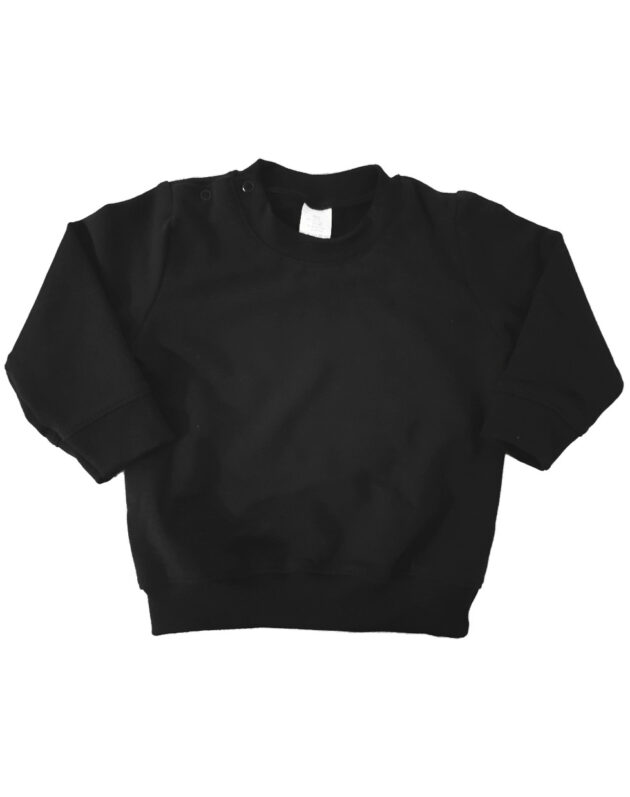 Sweater met naam zwart