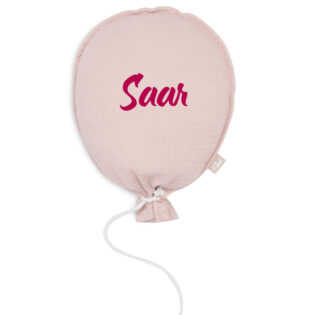 Jollein ballon met naam party collection Wild Rose