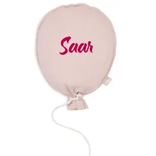 Jollein ballon met naam party collection Wild Rose