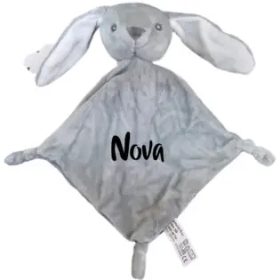 Knuffeldoekje muis met naam