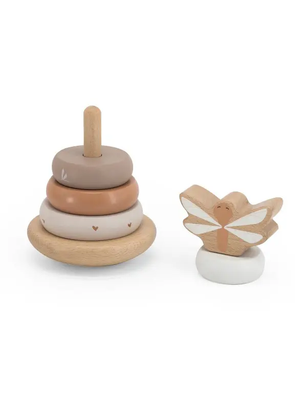 Hallo Baby - label label stacking rings balance nougat3