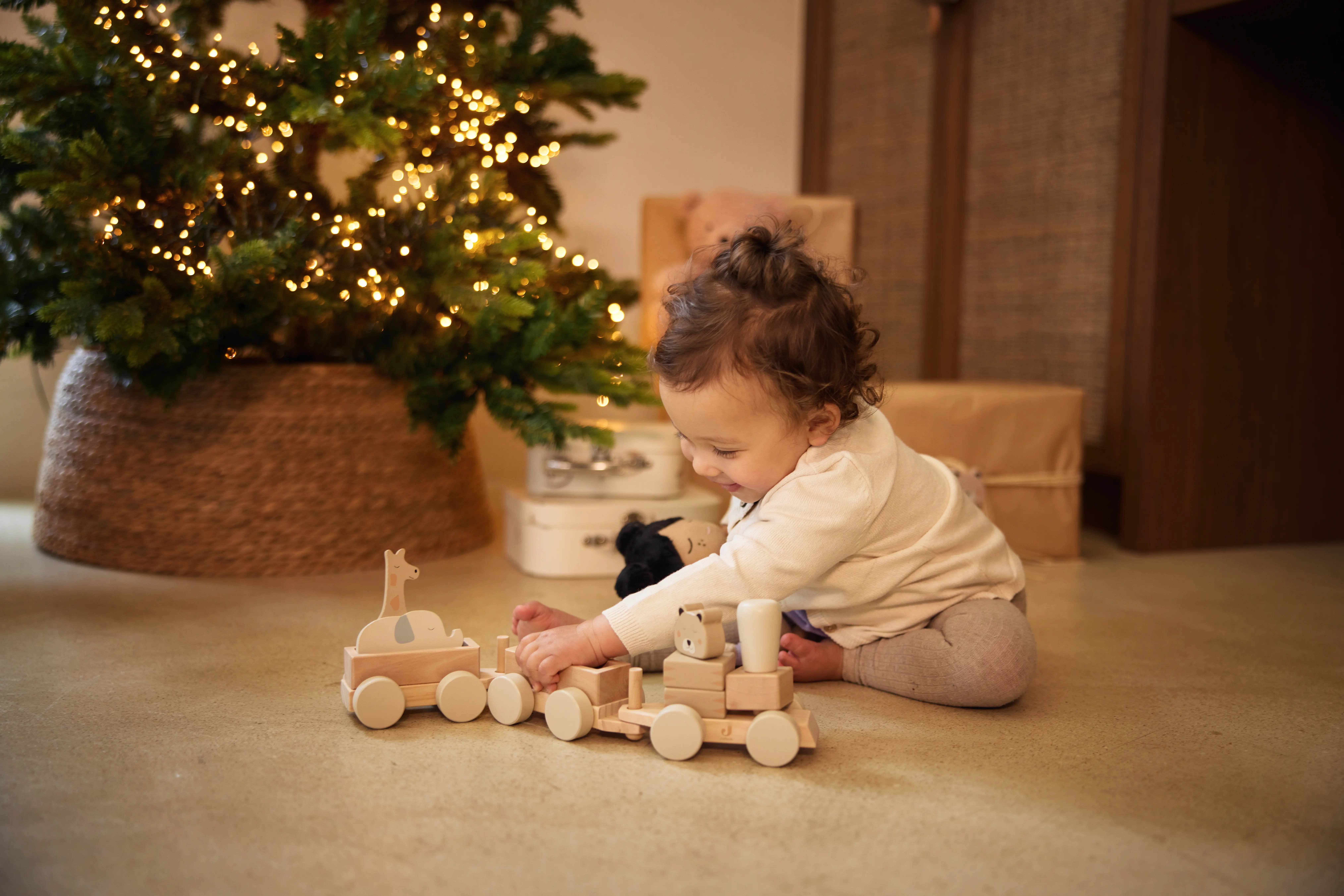 Hallo Baby Jollein houten Speelgoedtrein met naam Jungle Jambo 7 Jollein houten Speelgoedtrein met naam Jungle Jambo - Afbeelding 7