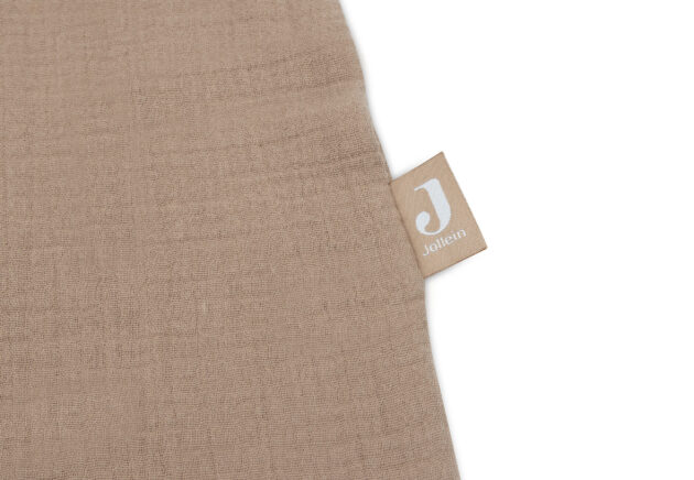 Jollein slaapzak met naam Hydrofiel 70cm Biscuit - Afbeelding 2