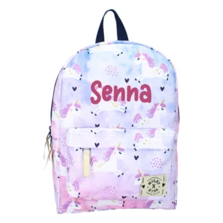 Rugzak met naam Milky Kiss Follow The Rainbow