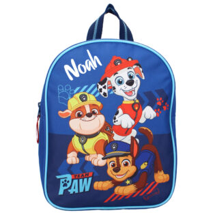 Rugzak met naam Paw Patrol Go Pups Go