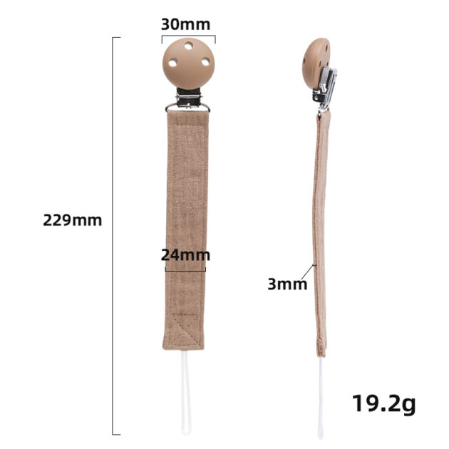 Speenkoord met naam Caramel