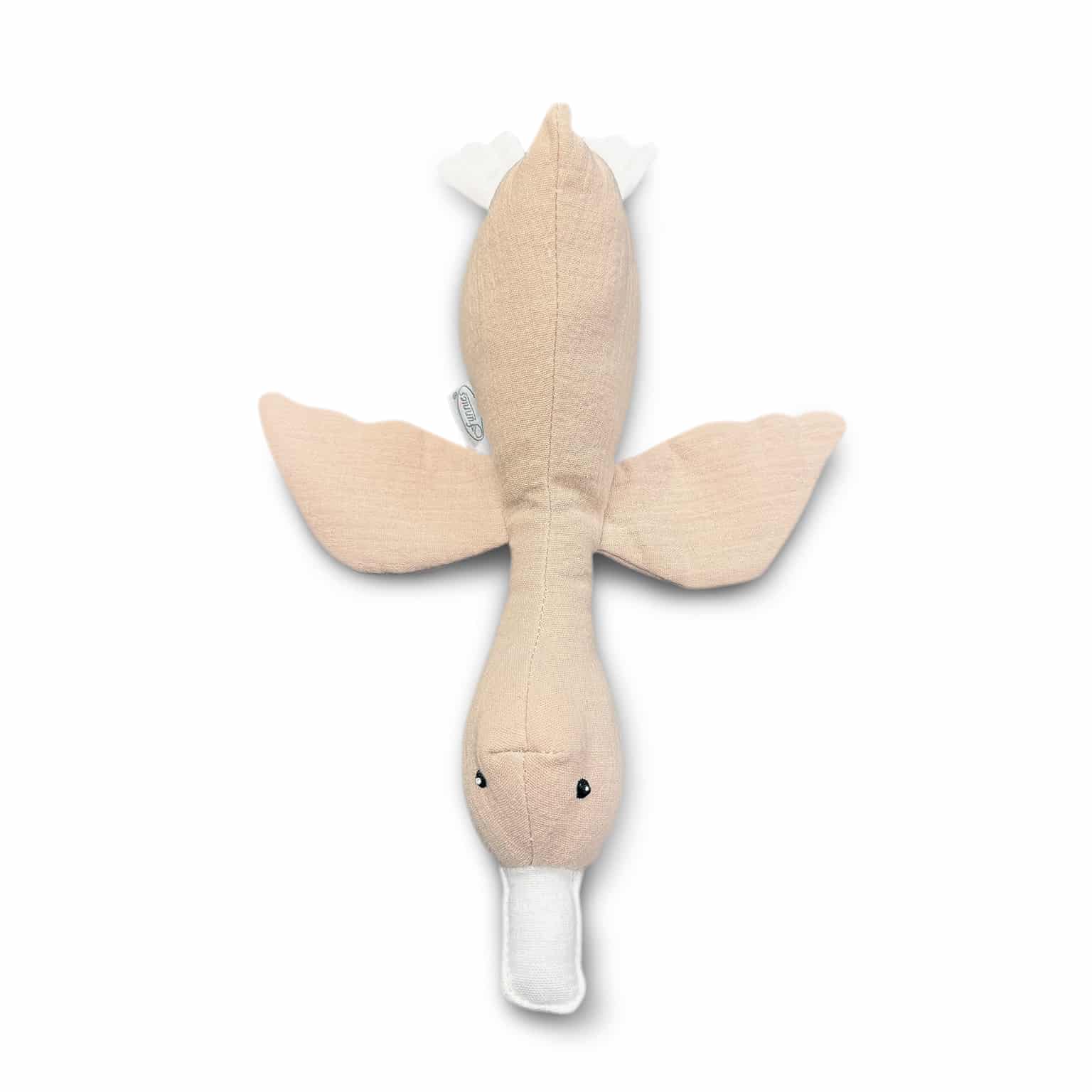 Hallo Baby Knuffel met naam Eend Cream 4 Knuffel met naam Eend Cream