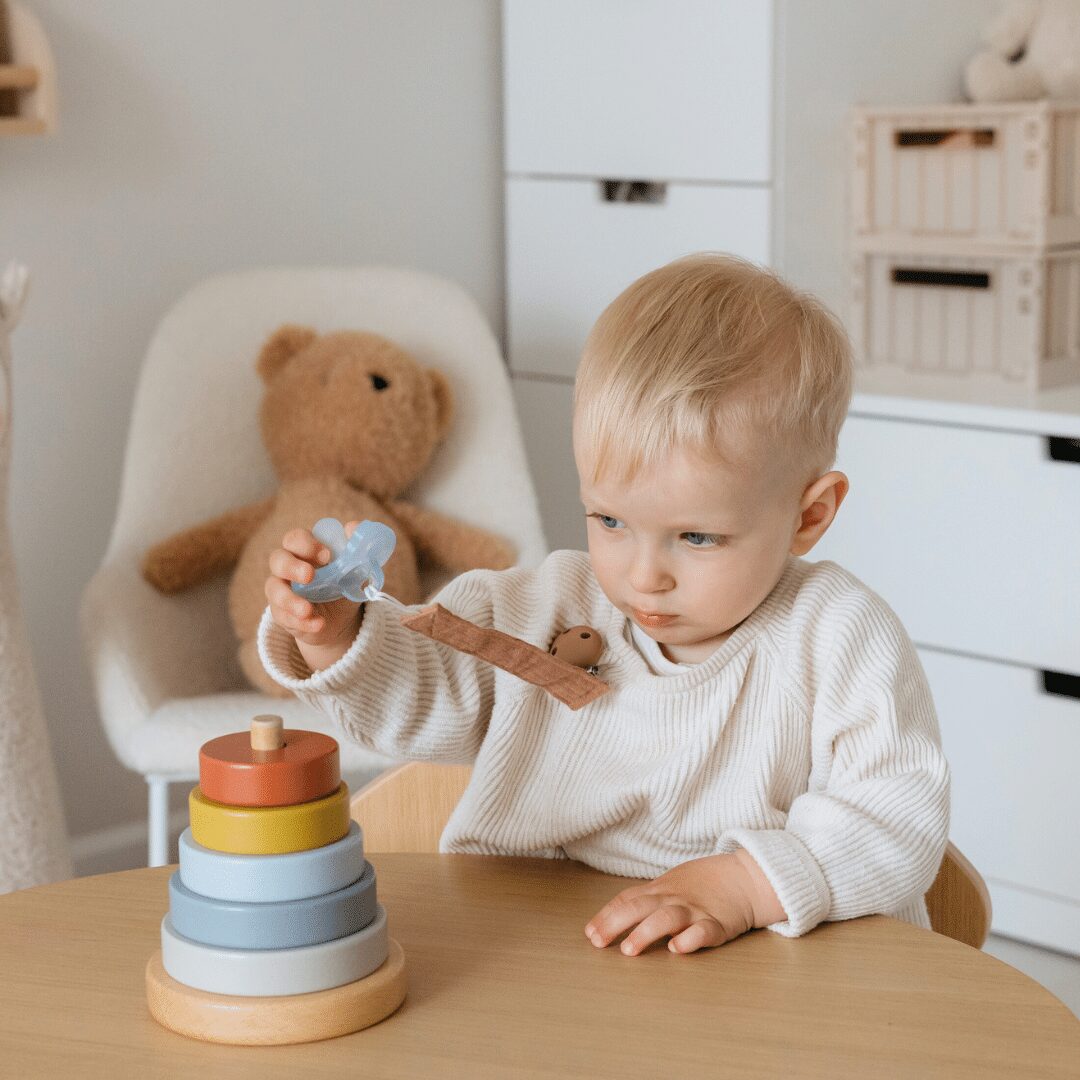 Hallo Baby Speenkoord met naam Roze 7 Speenkoord met naam Roze - Afbeelding 7