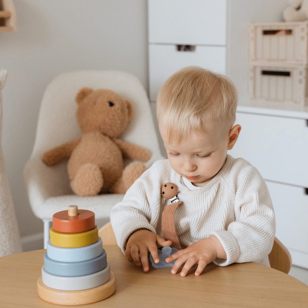 Hallo Baby Speenkoord met naam Roze 4 Speenkoord met naam Roze - Afbeelding 4