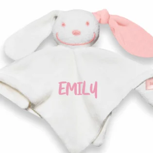 Tutpoppetje / knuffelpoppetje blush oor met naam