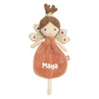 Jollein Gepersonaliseerd Speendoekje met Naam – Peacock Pia
