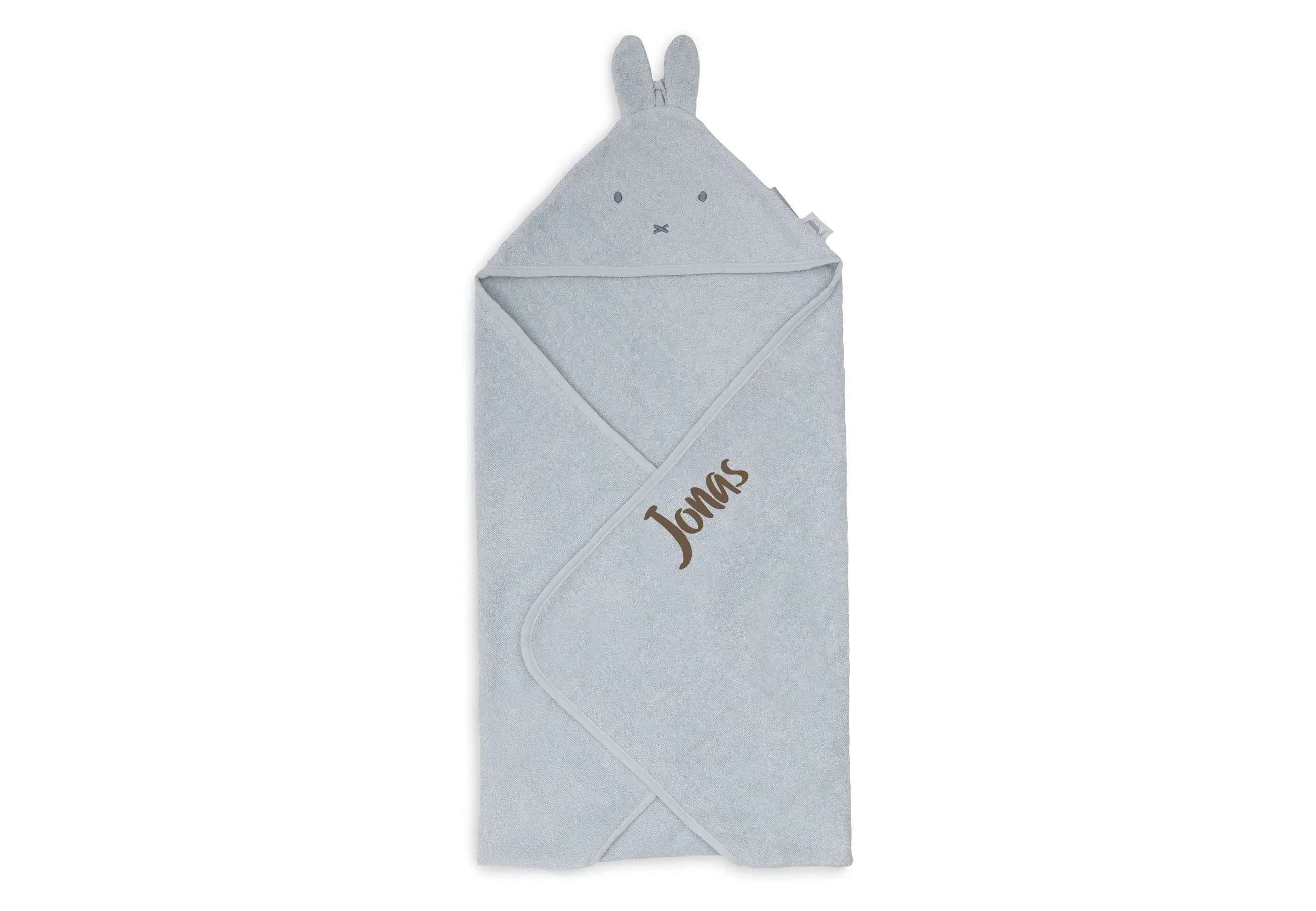 Hallo Baby Jollein Gepersonaliseerde Baby Badcape met Naam – Cloudy Blue 1 Jollein Gepersonaliseerde Baby Badcape met Naam – Cloudy Blue