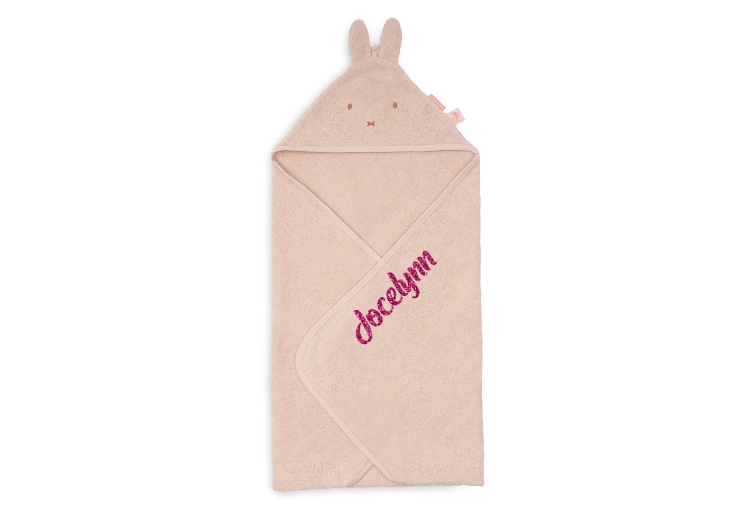 Hallo Baby Jollein Gepersonaliseerde Badcape Baby met Naam – Silk Rose 1 Jollein Gepersonaliseerde Badcape Baby met Naam – Silk Rose