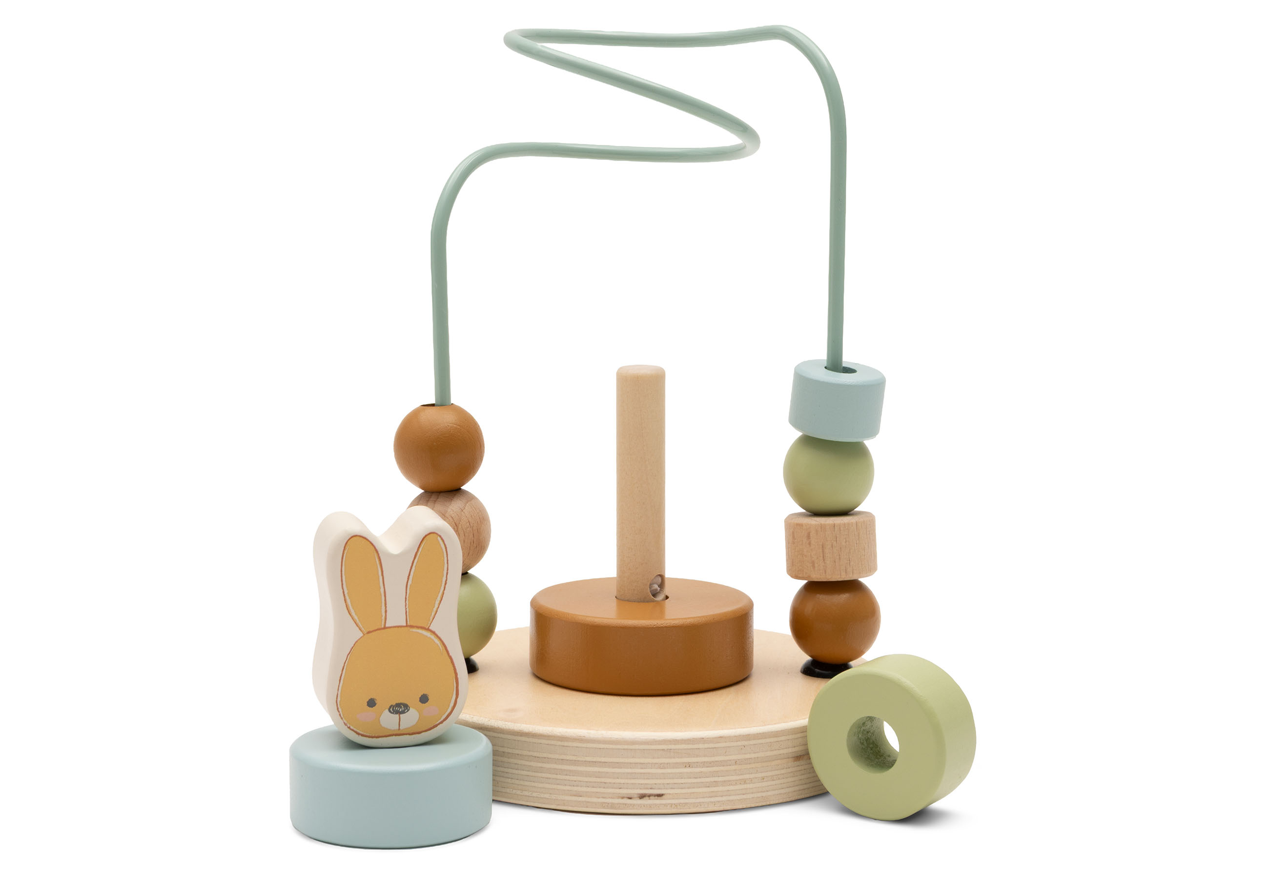Hallo Baby Jollein Houten Spiraal Bunny Luz - Gepersonaliseerd met Naam en Geboortedatum 3 Jollein Houten Spiraal Bunny Luz - Gepersonaliseerd met Naam en Geboortedatum