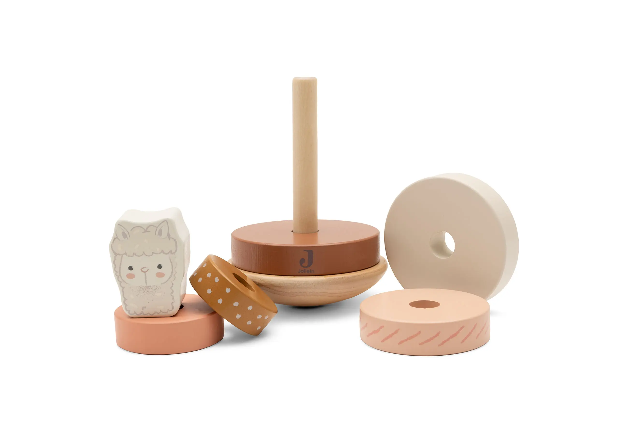 Hallo Baby Jollein Houten Stapelaar Alpaca Paco - Gepersonaliseerd met Naam & Geboortedatum 3 Jollein Houten Stapelaar Alpaca Paco - Gepersonaliseerd met Naam & Geboortedatum