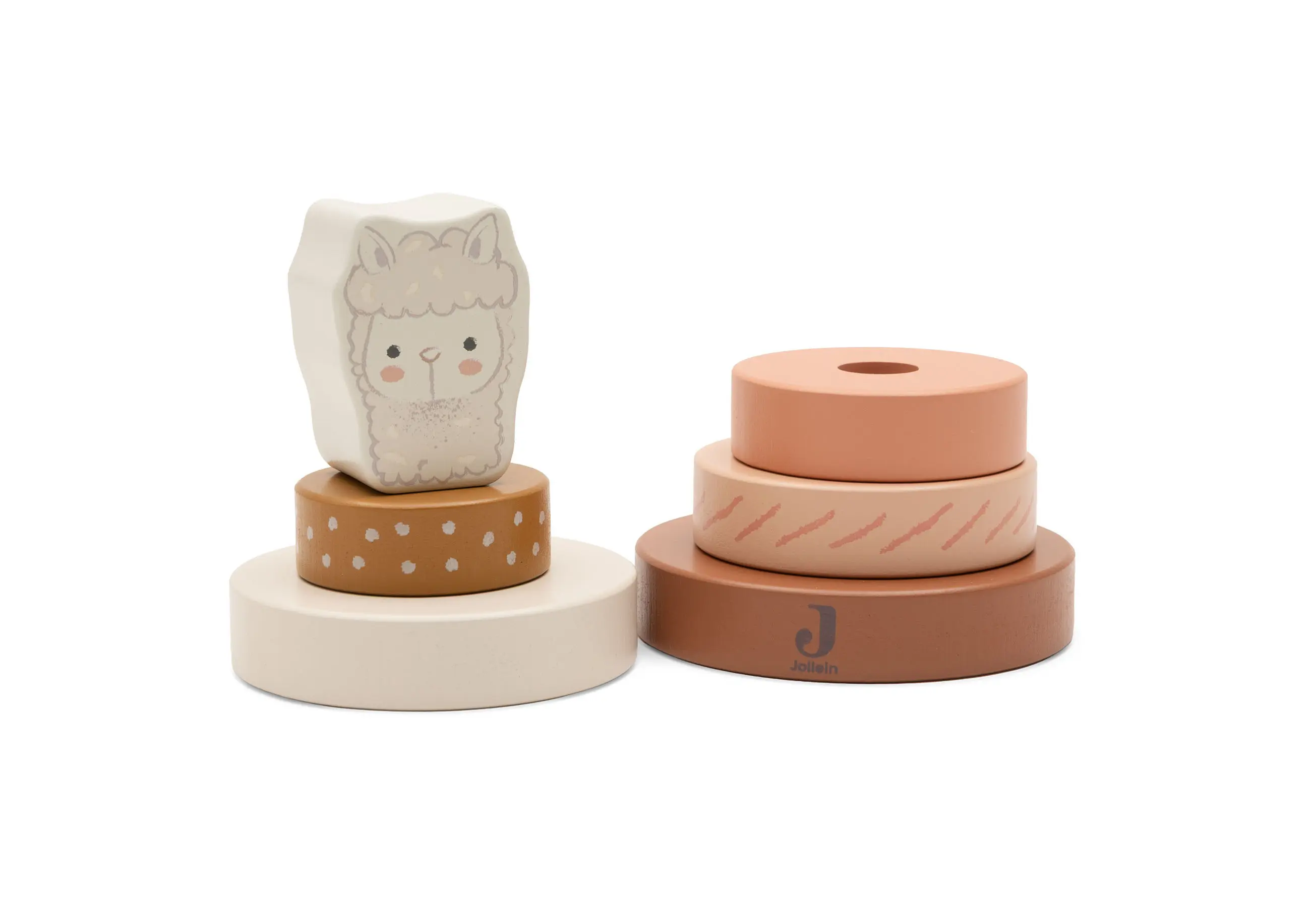 Hallo Baby Jollein Houten Stapelaar Alpaca Paco - Gepersonaliseerd met Naam & Geboortedatum 4 Jollein Houten Stapelaar Alpaca Paco - Gepersonaliseerd met Naam & Geboortedatum