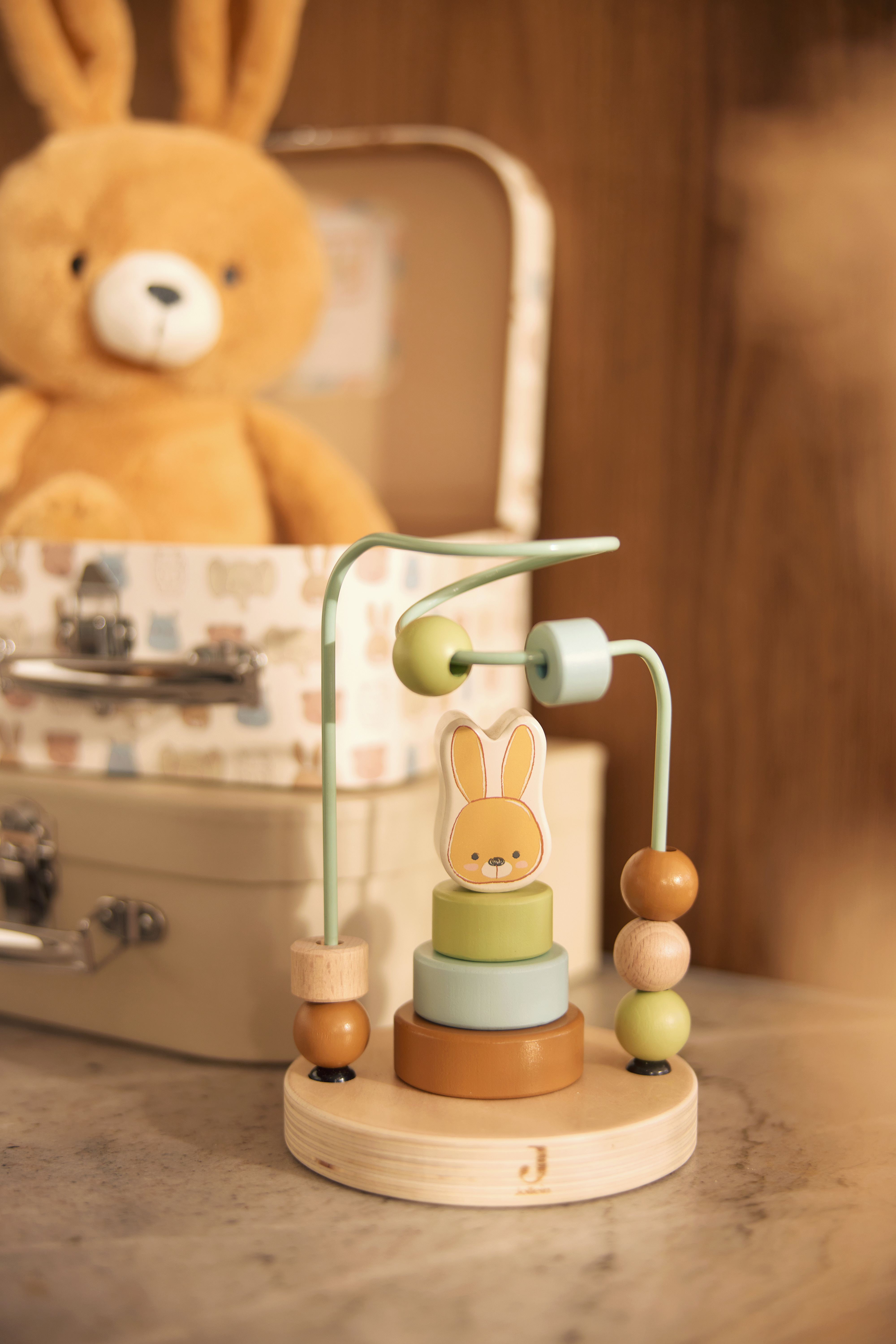 Hallo Baby Jollein Houten Spiraal Bunny Luz - Gepersonaliseerd met Naam en Geboortedatum 8 Jollein Houten Spiraal Bunny Luz - Gepersonaliseerd met Naam en Geboortedatum