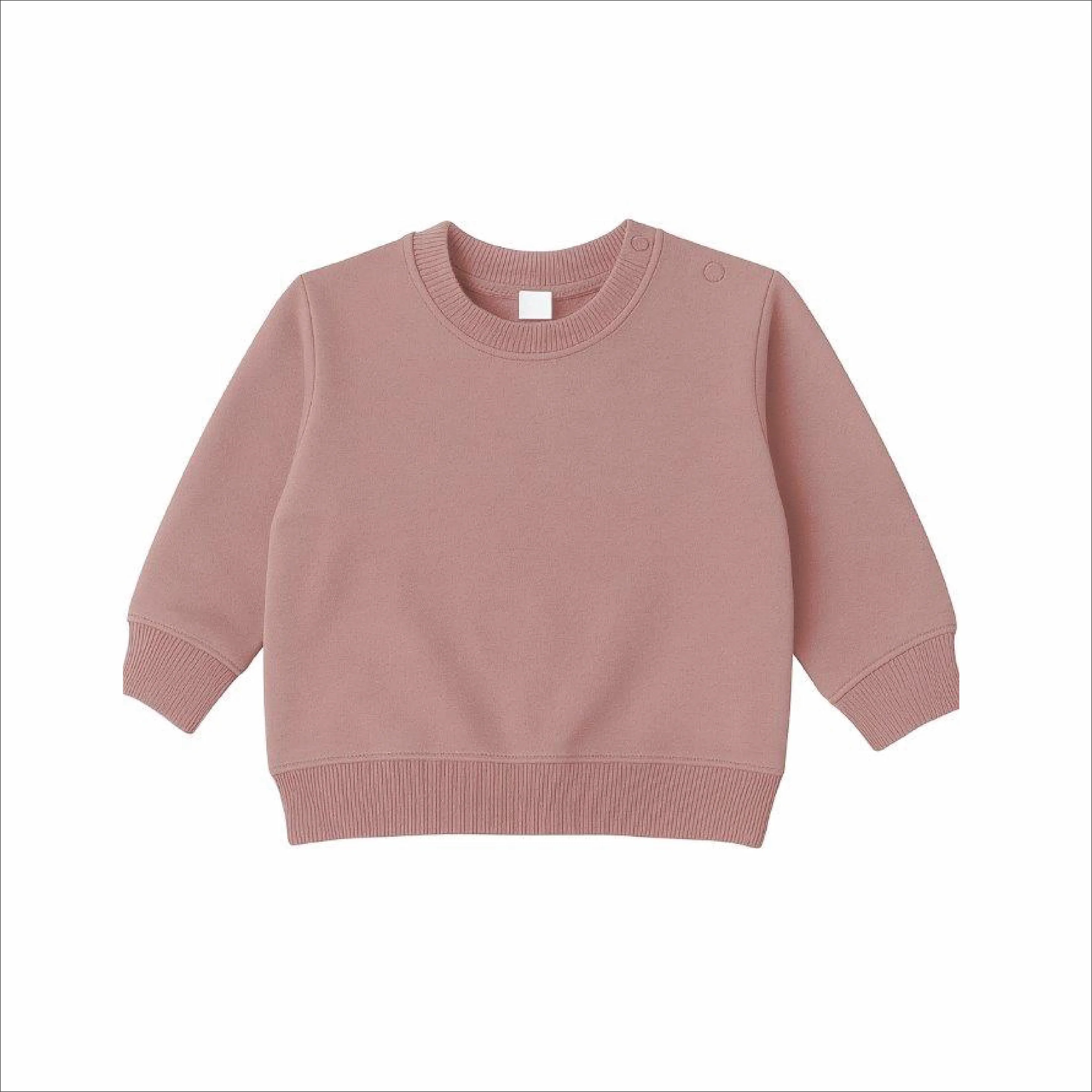 Babysweater met Naam – Gepersonaliseerde Babytrui Old Pink